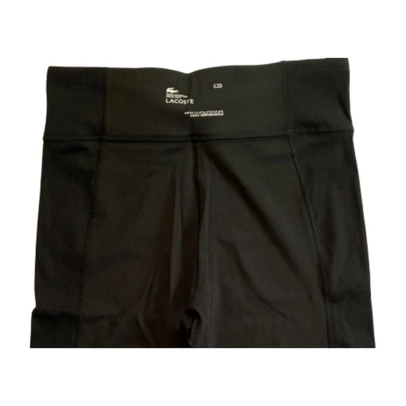 NWT Lacoste Women's SPORT Bike Shorts Color Black Size S, M, L - Picture 7 of 10